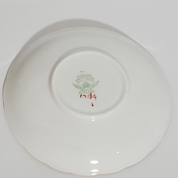 Rare Vintage Tuscan Fine English Bone China Tea cup w/Saucer - Picture 5 of 14